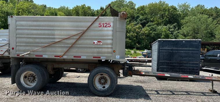 image for item EJ7057 1985 SUMP end dump pup trailer