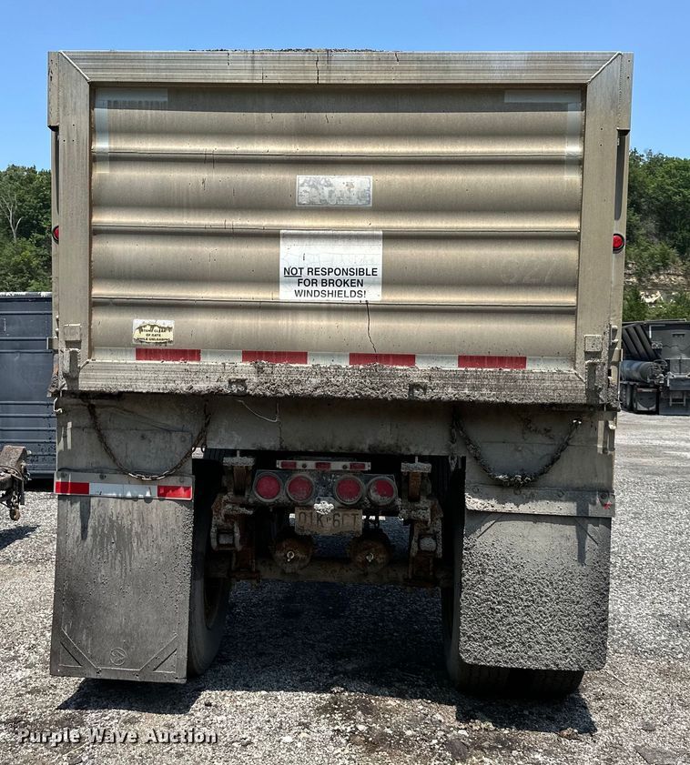 image for item EJ7057 1985 SUMP end dump pup trailer