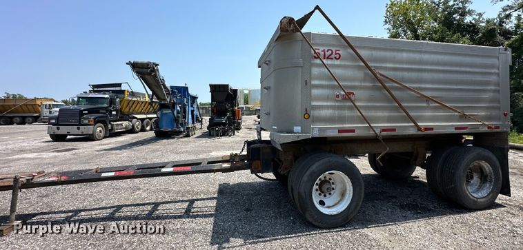 image for item EJ7057 1985 SUMP end dump pup trailer