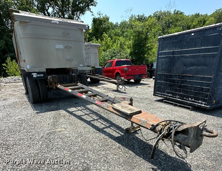 image for item EJ7057 1985 SUMP end dump pup trailer