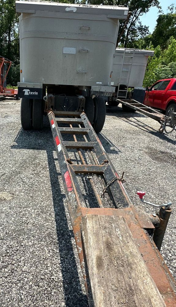 image for item EJ7057 1985 SUMP end dump pup trailer