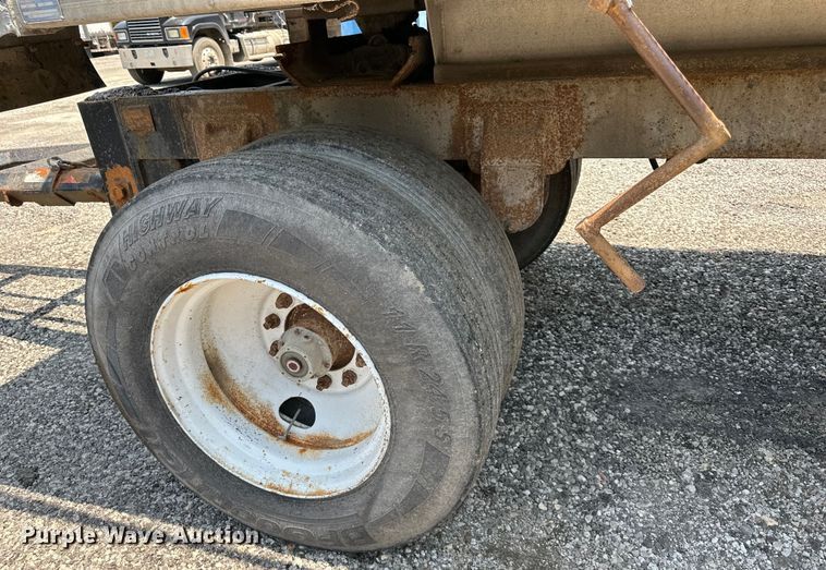 image for item EJ7057 1985 SUMP end dump pup trailer