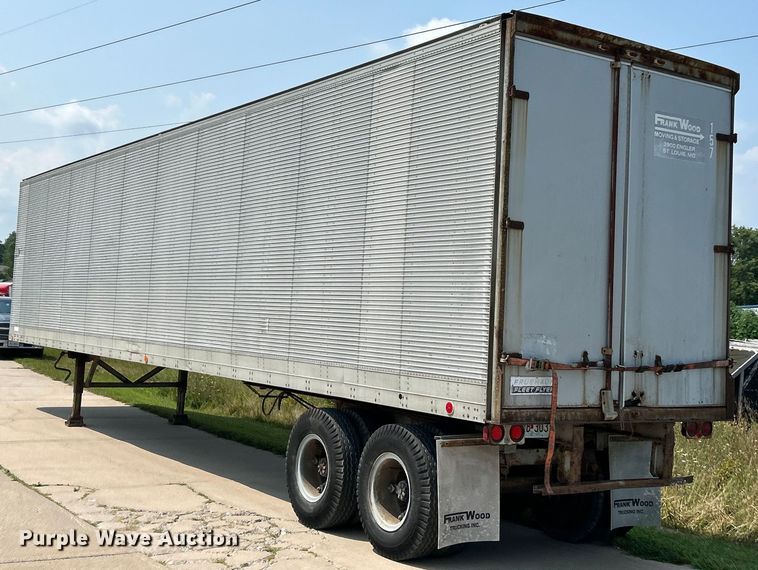 image for item EK5004 1975 Fruehauf FB9-F2-45 dry van trailer