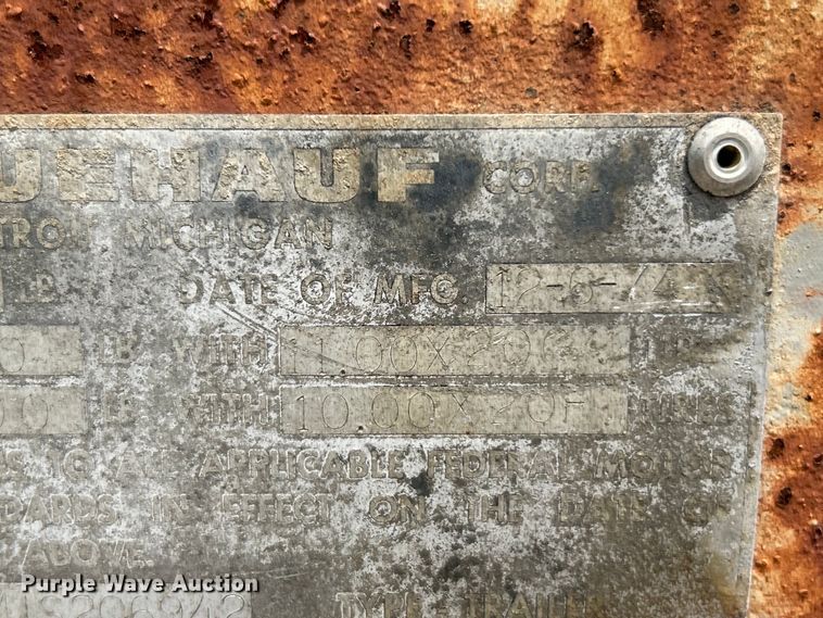 image for item EK5004 1975 Fruehauf FB9-F2-45 dry van trailer