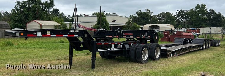 image for item LU9963 2021 Kalyn Siebert KS-HRG-3A-60T-MOD-9W lowboy equipment trailer