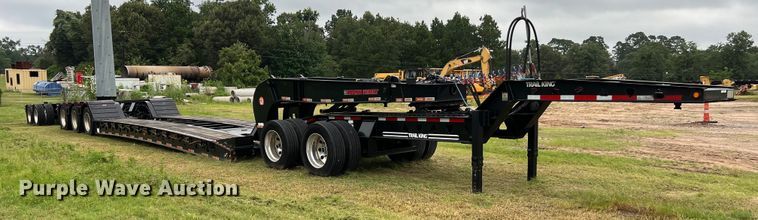 image for item LU9963 2021 Kalyn Siebert KS-HRG-3A-60T-MOD-9W lowboy equipment trailer