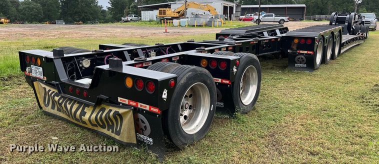 image for item LU9963 2021 Kalyn Siebert KS-HRG-3A-60T-MOD-9W lowboy equipment trailer