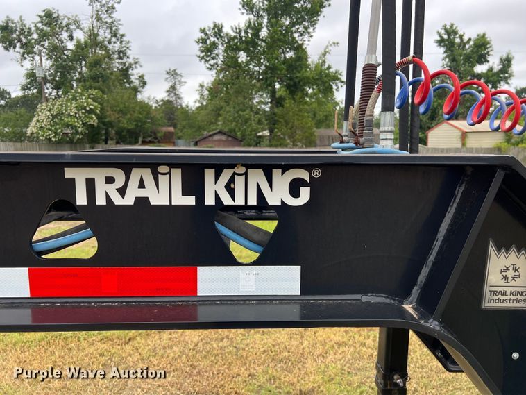 image for item LU9963 2021 Kalyn Siebert KS-HRG-3A-60T-MOD-9W lowboy equipment trailer