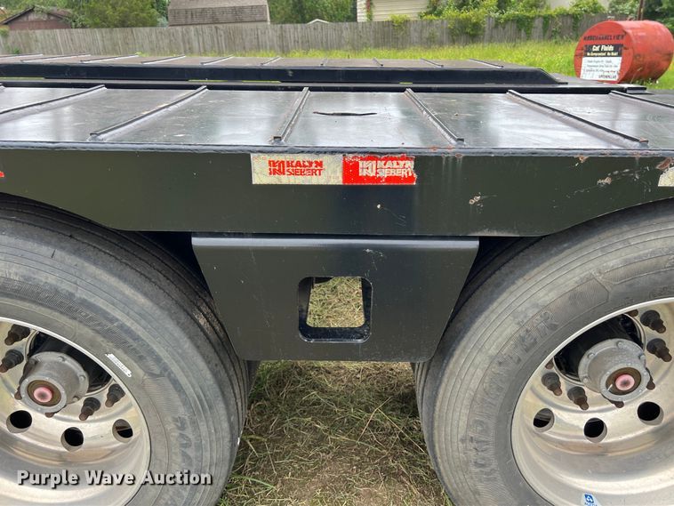 image for item LU9963 2021 Kalyn Siebert KS-HRG-3A-60T-MOD-9W lowboy equipment trailer