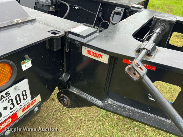 image for item LU9963 2021 Kalyn Siebert KS-HRG-3A-60T-MOD-9W lowboy equipment trailer