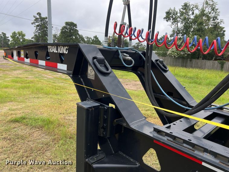 image for item LU9963 2021 Kalyn Siebert KS-HRG-3A-60T-MOD-9W lowboy equipment trailer