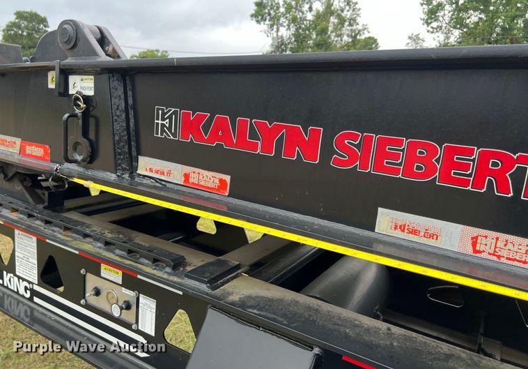 image for item LU9963 2021 Kalyn Siebert KS-HRG-3A-60T-MOD-9W lowboy equipment trailer