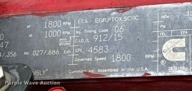 image for item NQ9699 2016 Kenworth W900 semi truck