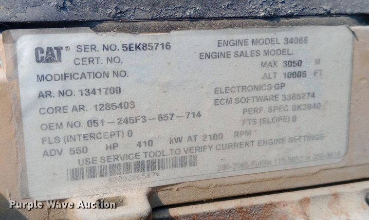 image for item NY9349 2006 Peterbilt 379 semi truck