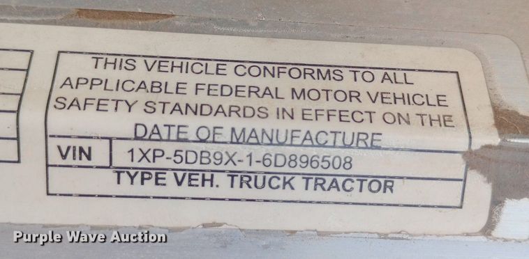 image for item NY9349 2006 Peterbilt 379 semi truck