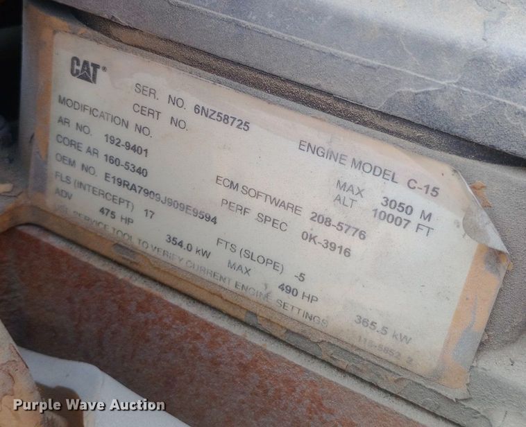 image for item NY9350 2002 Peterbilt 379 semi truck