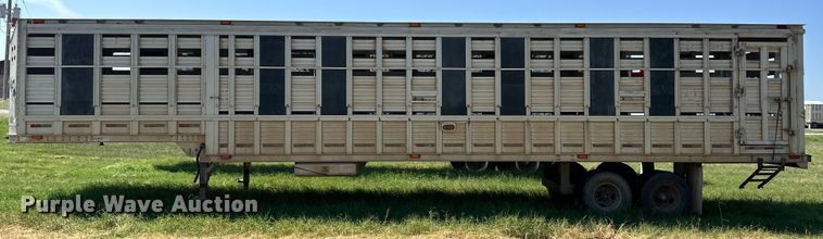 image for item OM9501 1997 Barrett livestock trailer
