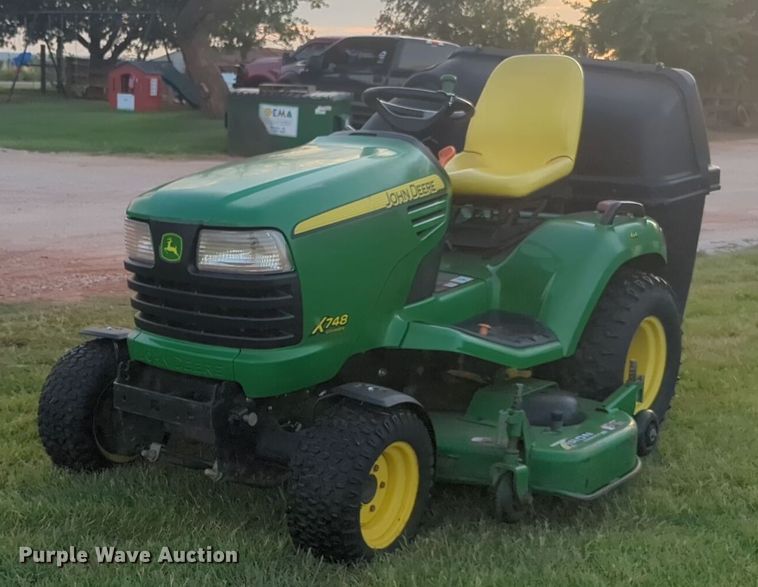 image for item DL1037 John Deere X748 lawn mower