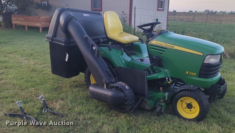 image for item DL1037 John Deere X748 lawn mower