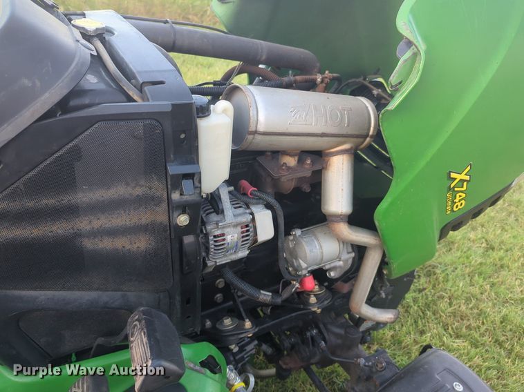 image for item DL1037 John Deere X748 lawn mower