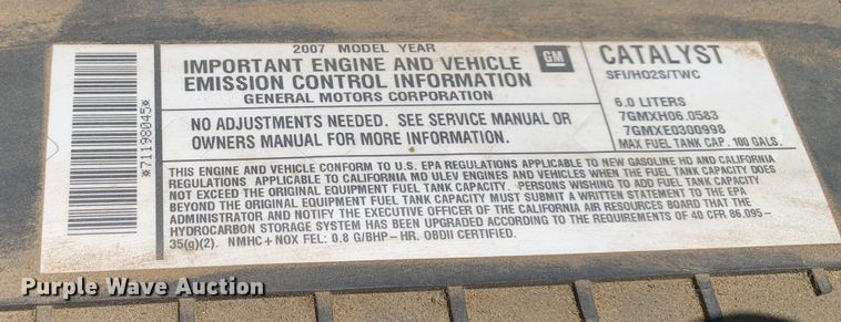 image for item DM7973 2007 Chevrolet Blue Bird E3500 school bus