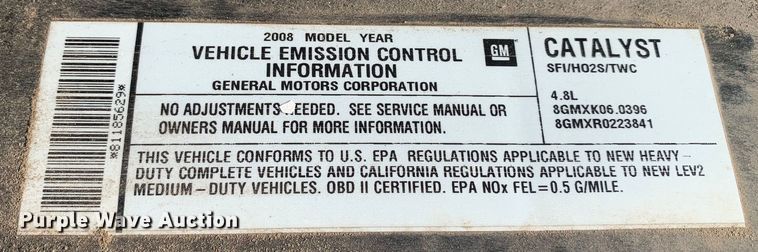 image for item DM7975 2008 Chevrolet  E2500 van