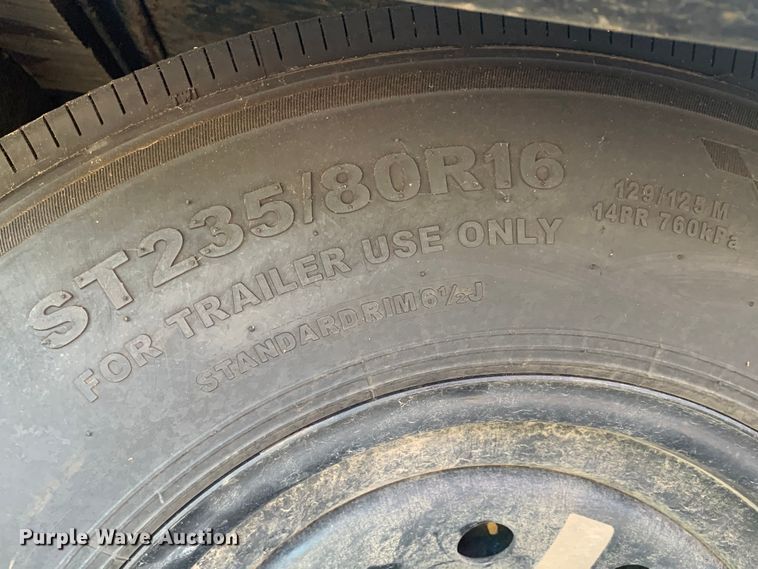 image for item DM7981 2022 MP Custom Flatbed 35 flatbed trailer