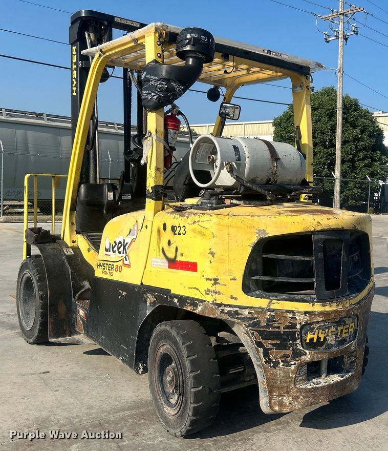 image for item DO6645 Hyster 80 forklift