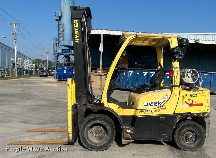 image for item DO6645 Hyster 80 forklift