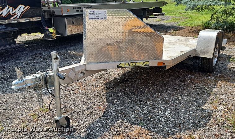 image for item DP6588 2019 Aluma MC10 motorcycle trailer