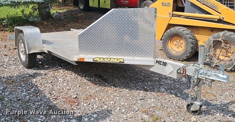 image for item DP6588 2019 Aluma MC10 motorcycle trailer