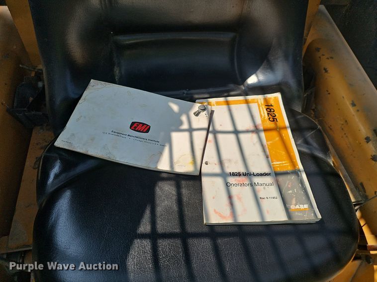 image for item DP6589 1995 Case 1825 skid steer loader
