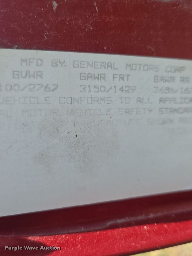 image for item DQ4468 1992 Chevrolet C1500 pickup truck