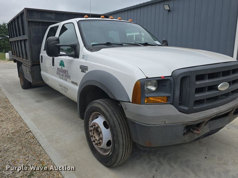 image for item DQ4547 2005 Ford F450 Super Duty XL dump truck