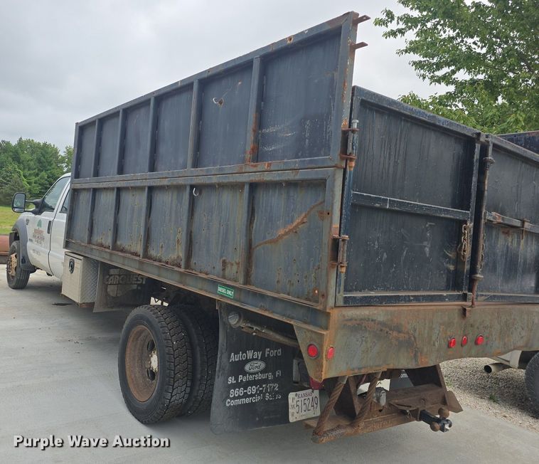 image for item DQ4547 2005 Ford F450 Super Duty XL dump truck