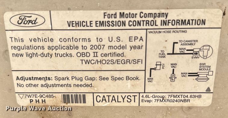 image for item DQ6922 2007 Ford  F150 XL pickup truck