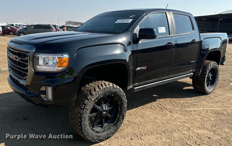 image for item DQ6947 2022 GMC  Canyon Crew Cab pickup truck