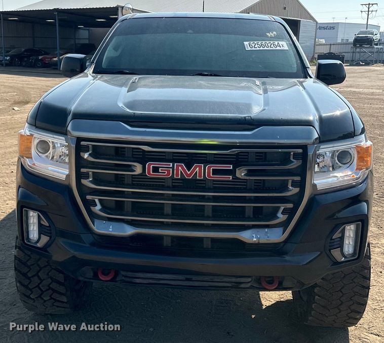 image for item DQ6947 2022 GMC  Canyon Crew Cab pickup truck