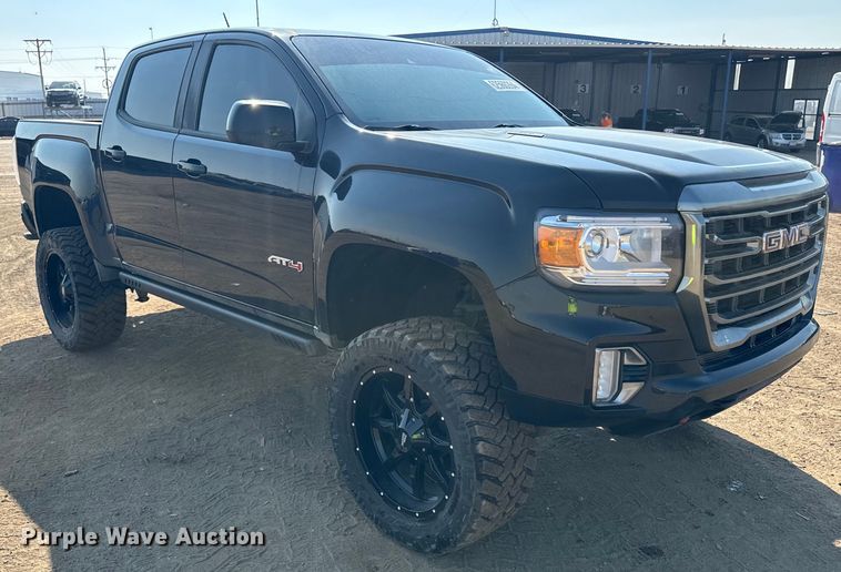 image for item DQ6947 2022 GMC  Canyon Crew Cab pickup truck
