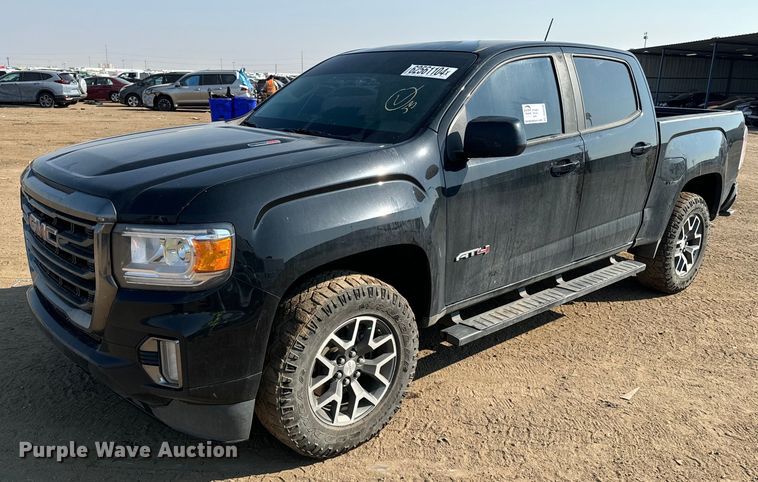 image for item DQ6948 2022 GMC Canyon Crew Cab pickup truck