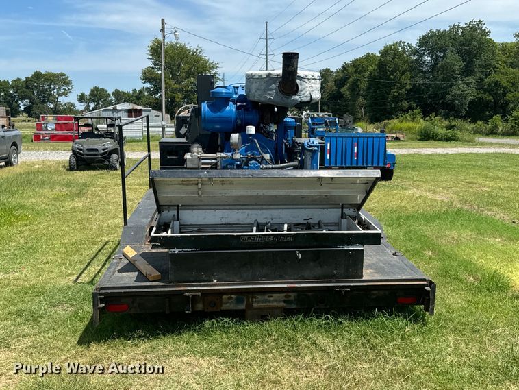 image for item DX1019 Shop built flatbed trailer