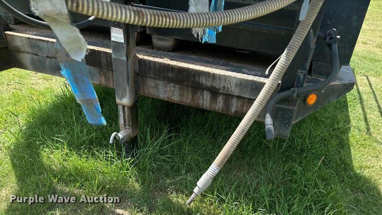 image for item DX1019 Shop built flatbed trailer