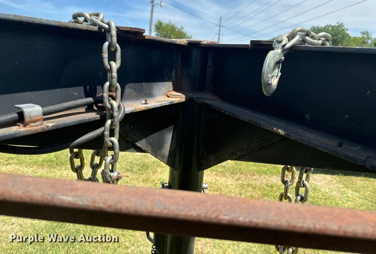 image for item DX1019 Shop built flatbed trailer