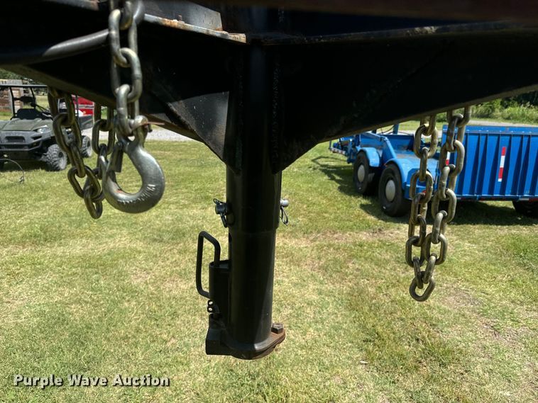 image for item DX1019 Shop built flatbed trailer