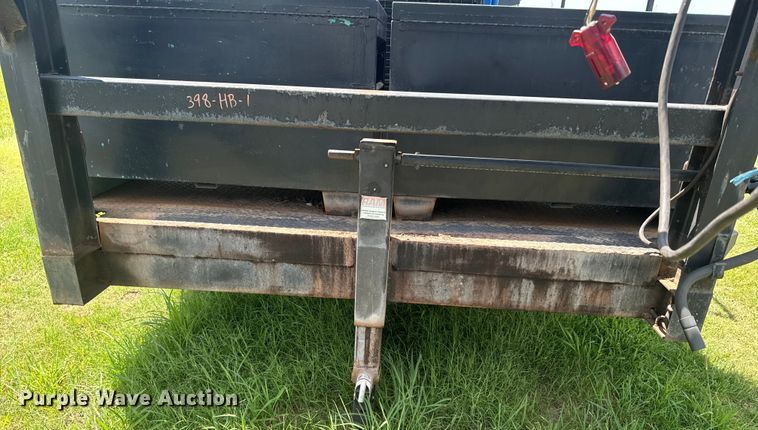 image for item DX1019 Shop built flatbed trailer
