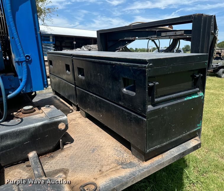 image for item DX1019 Shop built flatbed trailer