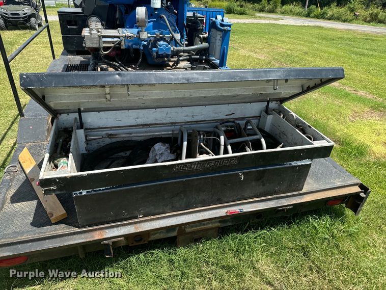 image for item DX1019 Shop built flatbed trailer