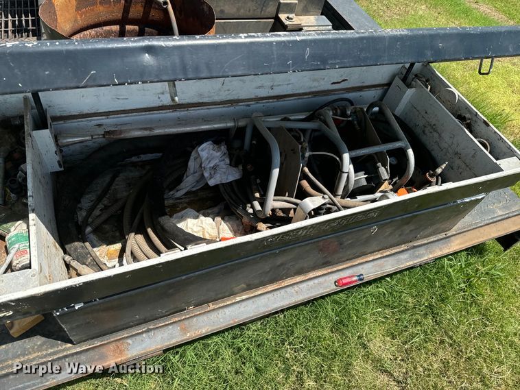 image for item DX1019 Shop built flatbed trailer