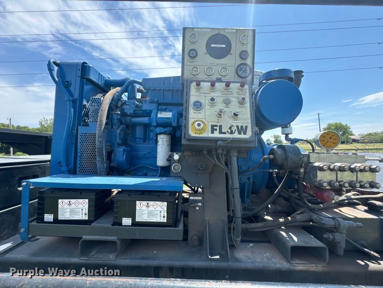 image for item DX1019 Shop built flatbed trailer