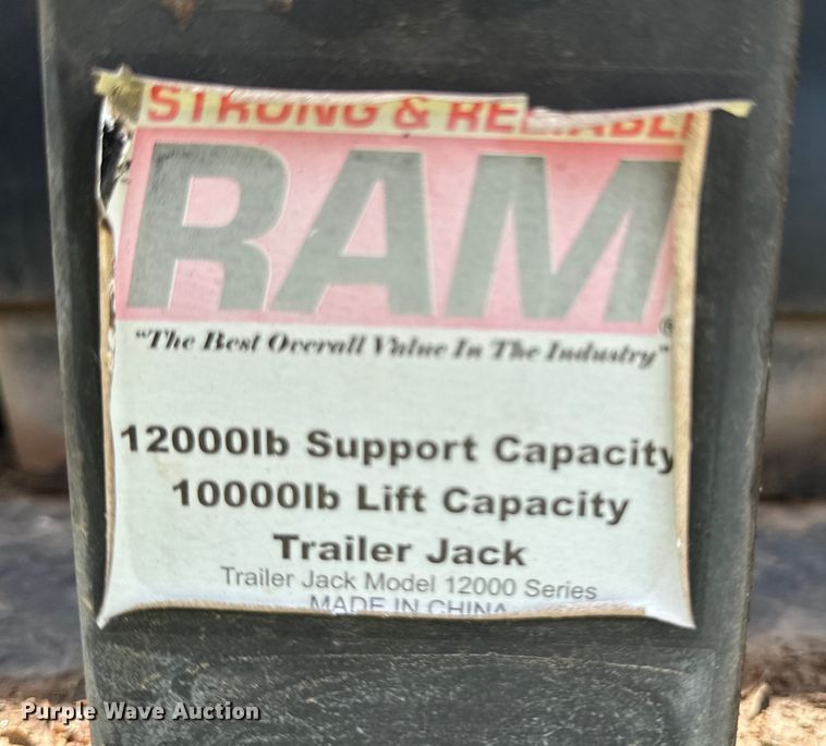 image for item DX1019 Shop built flatbed trailer